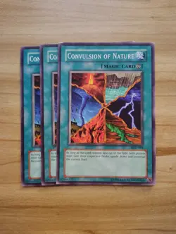 Yu-Gi-Oh - Convulsion Of Nature 3X - Full Playset - Image 1