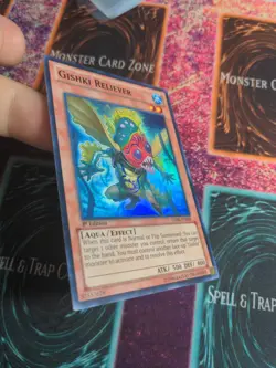 Yu-Gi-Oh! Gishki Reliever HA06-EN009 1st Edition Super Rare NM - Image 2