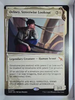 Delney, Streetwise Lookout (Showcase) - M337 - MTG - Murders at Karlov Manor - Image 1