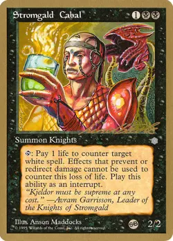 Stromgald Cabal (Leon Lindback) (SB) [Pro Tour Collector Set] Lightly Played - Image 1