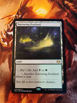 MTG - Nurturing Peatland - Modern Horizons - Rare - NM - Image 1