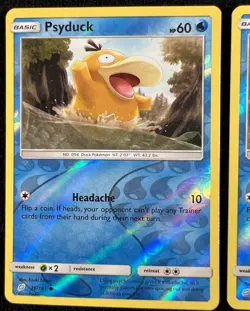 1x Psyduck 26/181 Team up Pokemon Reverse Holo SM - LP - Image 3