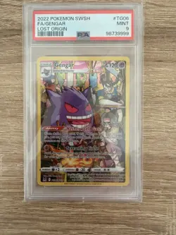 Gengar TG06/TG30 Lost Origin Trainer Gallery PSA 9 MINT Pokemon TCG - Image 1