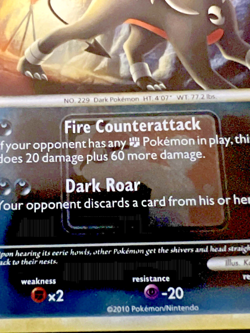 Pokemon Houndoom 5/90 Undaunted Cross Hatch Holo League Promo NM - Image 2