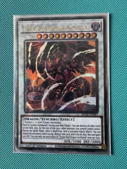 Yu-Gi-Oh TCG Tyrant Red Dragon Archfiend MP24-EN043 Quarter Century Secret Rare - Image 1