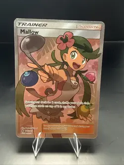 Pokemon Mallow Full Art Ultra Rare Holo 145/145 SM-Guardians Rising Pokemon TCG - Image 2