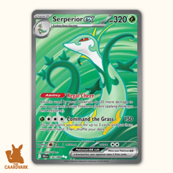 Serperior Ex 156/086 Black Bolt – Ultra Rare, Full Art - Near Mint | Pokemon - Image 1