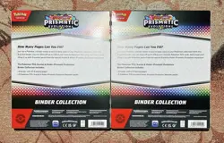 Pokemon TCG Scarlet Violet Prismatic Evolutions Binder Collection 2x Lot Sealed - Image 2