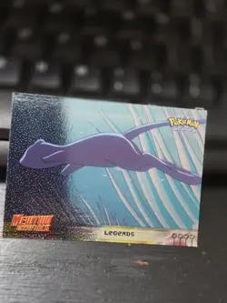 Pokemon Legends Bright Pokemon Topps Mewtwo Strikes Back #1 Foil Textured - Image 1