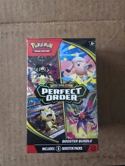 Pokemon TCG: Mega Evolution-Perfect Order Booster Bundle (6 Packs) - Image 1