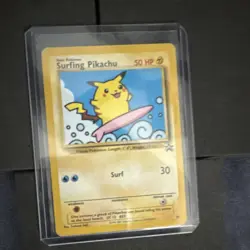 Pokemon Surfing Pikachu 28/53 Wotc Promo 2001 50 HP Regular Promo LP back - Image 1