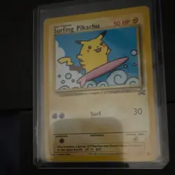 Pokemon Surfing Pikachu 28/53 Wotc Promo 2001 50 HP Regular Promo LP back - Image 2