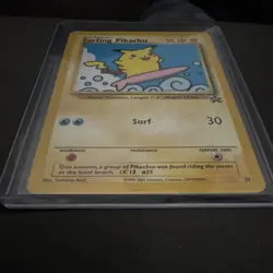 Pokemon Surfing Pikachu 28/53 Wotc Promo 2001 50 HP Regular Promo LP back - Image 4