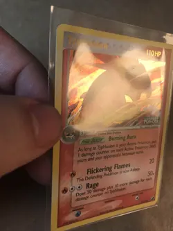 Pokemon Typhlosion 17/115 STAMPED Reverse Holo EX Unseen Forces NM PSA ReadyU - Image 2