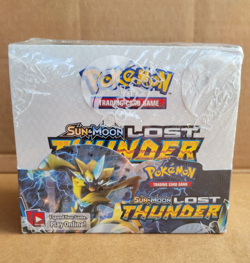 Pokemon TCG Sun & Moon Lost Thunder BOOSTER BOX - Factory Sealed Box - 36 Packs - Image 1