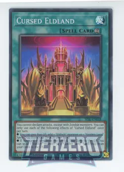 Yugioh Cursed Eldland SESL-EN028 Super Rare 1st Edition NM/LP - Image 1