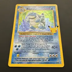 Blastoise 2/102 Holo Celebrations Classic Collection Pokemon NM - Image 2