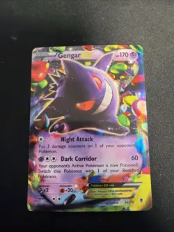 Pokemon TCG Gengar EX Temporal Forces Ultra Rare - Image 1