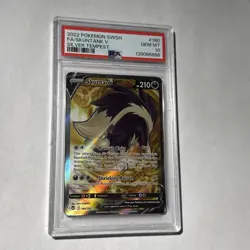 PSA 10 GEM MINT Skuntank V 180/195 SWSH Silver Tempest Ultra Rare Holo Pokemon - Image 2