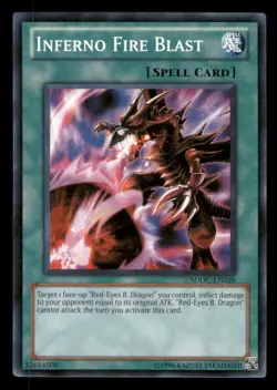 Yugioh Inferno Fire Blast #SDDC-EN026 Structure Deck: Dragons Collide LP - Image 1