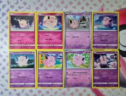 Pokemon Clefairy Bundle Non Holo Common Uncommon Fairy Psychic Cute 151 Fates - Image 1