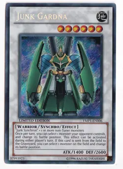 Yu-Gi-Oh! TCG Junk Gardna YMP1-EN006 Limited Edition Secret Rare - Image 1