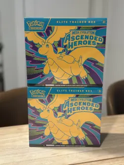 Pokemon Mega Evolution - Ascended Heroes Elite Trainer Box - Lot of 2 - SEALED - Image 1