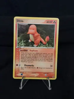 Pokemon Ditto (Charmander) 61/113 EX Delta Species Basic 60 HP Regular Common - Image 1
