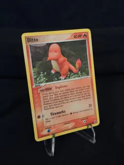 Pokemon Ditto (Charmander) 61/113 EX Delta Species Basic 60 HP Regular Common - Image 2