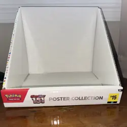 Pokemon Scarlett & Violet 151 Dollar General Exclusive Poster Pack Display Only - Image 3