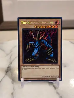 Tri-Horned Dragon (LOB-EN000) - (25th Anniversary) Unlimited Secret Rare LP - Image 1