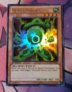 Green Gadget LCYW-EN039 Ultra Rare 1st Edition Yugioh - Image 1