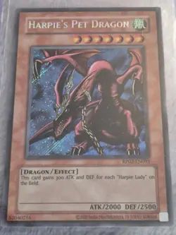 Yu-Gi-Oh! TCG Harpie's Pet Dragon Retro Pack 2 Rp02-En093 Unlimited Secret Rare - Image 1