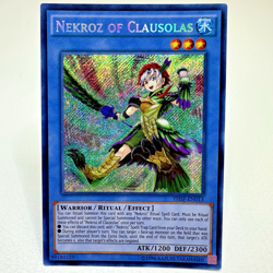 Yugioh Nekroz of Clausolas THSF-EN013 Unlimited Secret Rare Holo - NM-MINT - Image 1