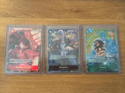 One Piece CCG | Monkey D Luffy ST01-012|Absalom OP06-081|Trebol OP04-030 ALL NM - Image 1