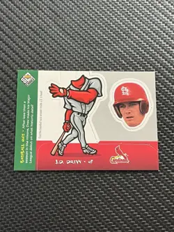 1999 Upper Deck Choice #29 J. D. Drew Mini Bobbing Head card Cardinals ⚾ - Image 1