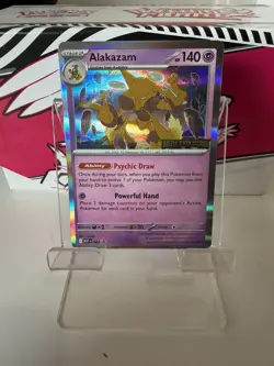 Pokemon TCG | Alakazam | MEP 003 | Stamped Prerelease Promo | Mega Evolution NM - Image 1