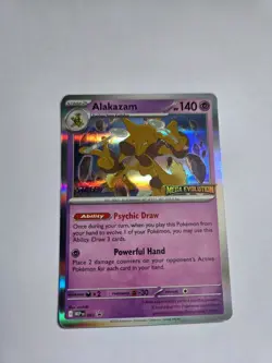 Alakazam - MEP003 - Pokemon Mega Evolution STAFF Prerelease Holo Promo NM - Image 1