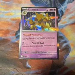 Alakazam MEP 003, Mega Evolution Stamped, Prerelease Pokemon Tcg Promo Mep003 MP - Image 1
