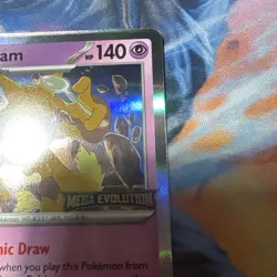Alakazam MEP 003, Mega Evolution Stamped, Prerelease Pokemon Tcg Promo Mep003 MP - Image 4