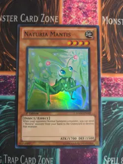 Yu-Gi-Oh! Naturia Mantis HA04-EN049 1st Edition Super Rare NM - Image 1