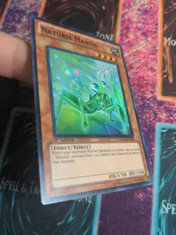 Yu-Gi-Oh! Naturia Mantis HA04-EN049 1st Edition Super Rare NM - Image 2