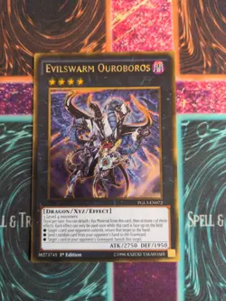 Yu-Gi-Oh! Evilswarm Ouroboros PGL3-EN072 1st Edition Gold Rare NM - Image 1