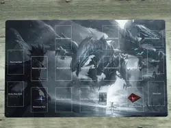 YuGiOh Duel Playmat Blue-Eyes Ultimate Dragon TCG CCG Trading Card Game Mat Pad - Image 1