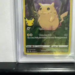 2021 Pokemon Celebrations Pikachu Holo #005/025 PSA 8 - Image 5