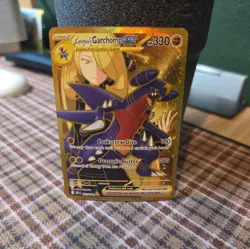 Pokemon Cynthia's Garchomp EX Full Art Holo Hyper Rare 241/182 Destined Rivals - Image 1
