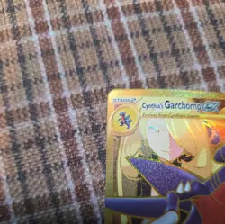 Pokemon Cynthia's Garchomp EX Full Art Holo Hyper Rare 241/182 Destined Rivals - Image 4