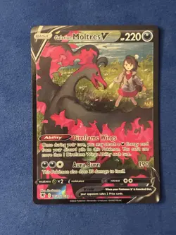 Pokemon Galarian Moltres V TG20/TG30 Astral Radiance Ultra Rare Holo 220 HP - Image 1