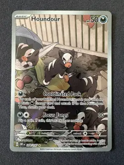 Houndour 204/197 Obsidian Flames Illustration Rare Pokemon TCG - NM / NEAR-MINT - Image 1