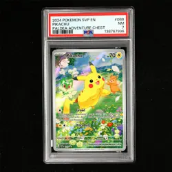 PSA 7 NM 2024 Pokemon ENG Pikachu G SVP EN 088 Promo - Image 2